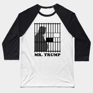 Mister Trump Lock Him Up Baseball T-Shirt